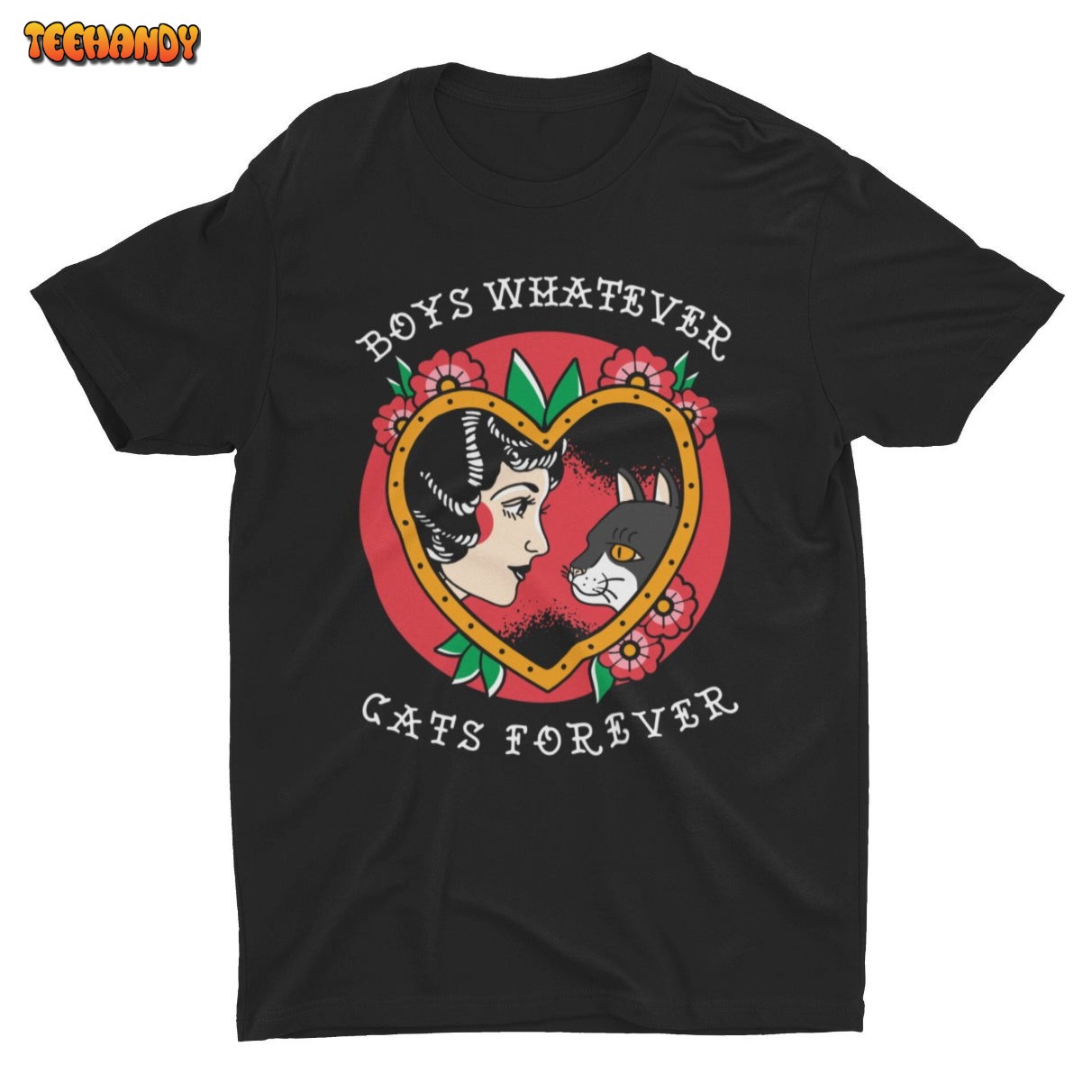 Boys Whatever Cats Forever, Funny Tshirt, Funny Feminist Shirt