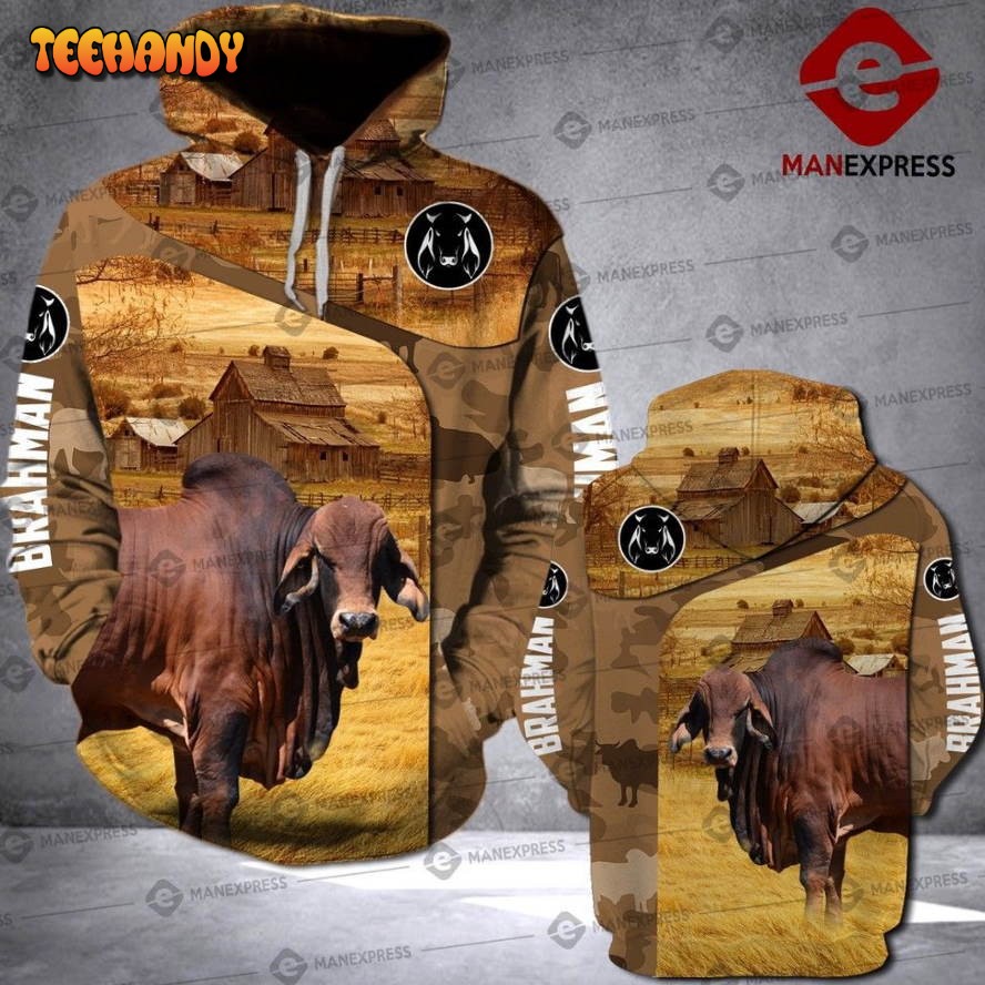 Brahman Camo 3D Hoodie For Men For Women All Over Printed Hoodie