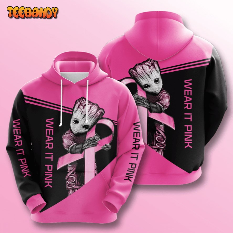 Breast Cancer Awareness 3D Hoodie