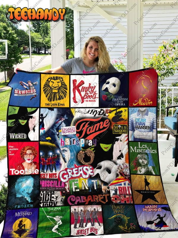 Broadway Christmas 3D Customized Quilt Blanket