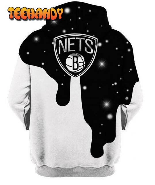 Brooklyn Nets Nba Basketball Pullover Hoodie All Over Print 3D Hoodie