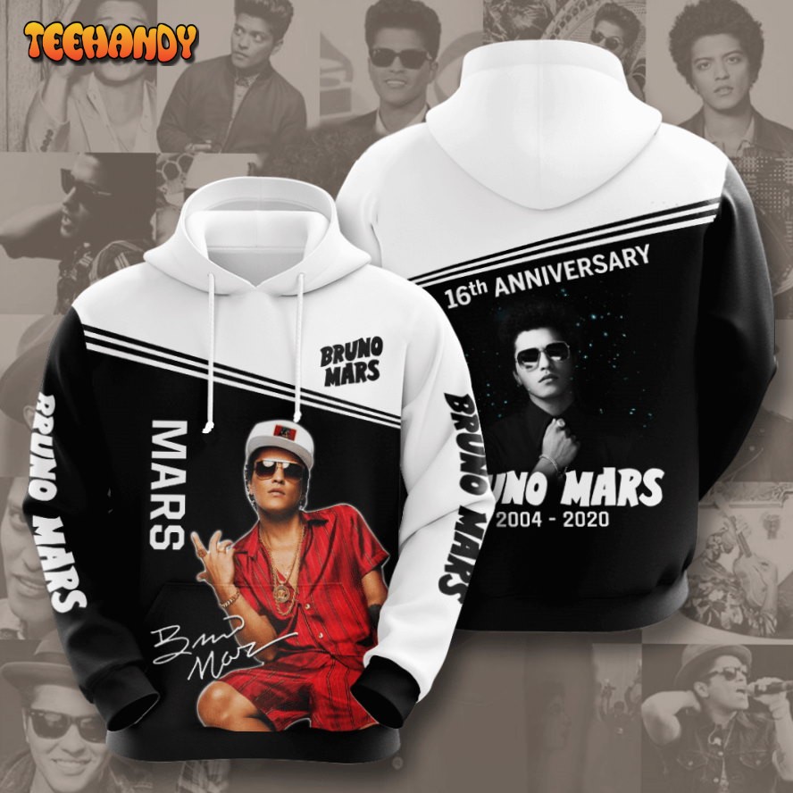 Bruno Mars 3D Hoodie