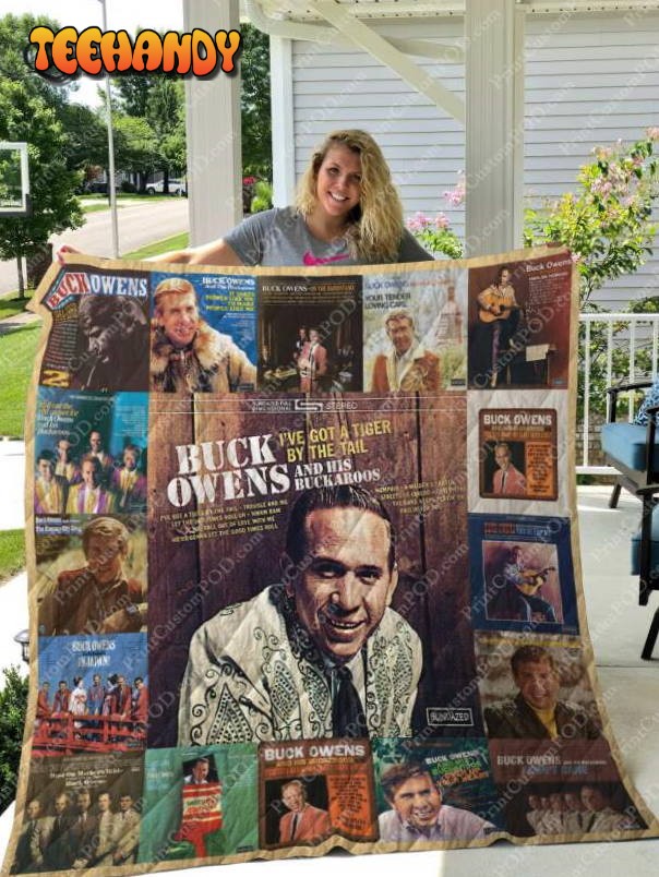 Buck Owens Albums 3D Customized Quilt Blanket