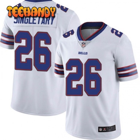 Buffalo Bills Devin Singletary White Limited Jersey