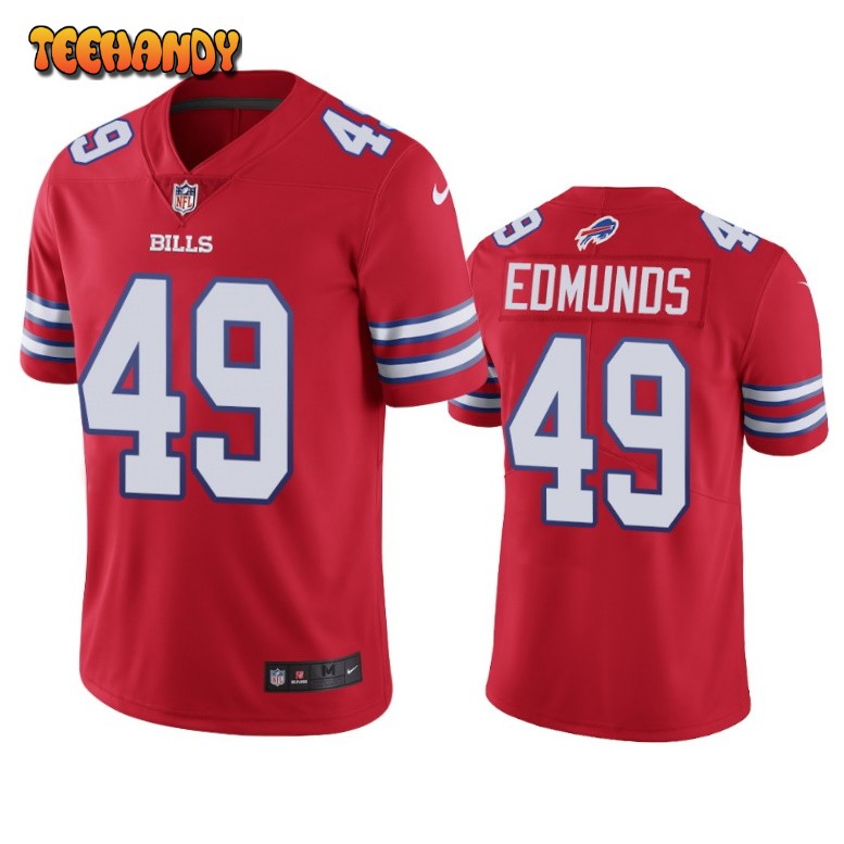 Buffalo Bills Tremaine Edmunds Red Color Rush Limited Jersey