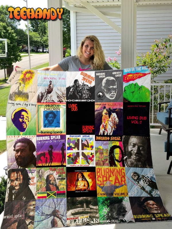 Burning Spear 3D Customized Quilt Blanket