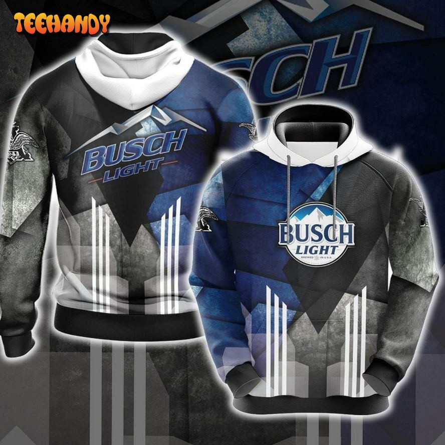 Busch Light Beer Unisex 3D Hoodie All Over Print Hoodie