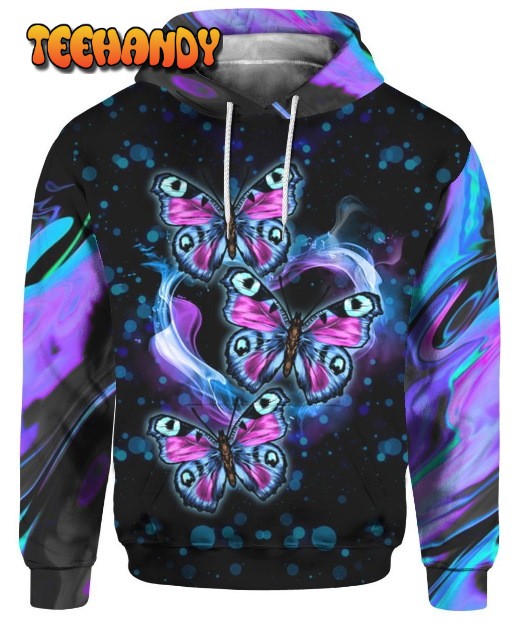 Butterfly Magical Galaxy 3d Hoodie For Men For Women Butterfly