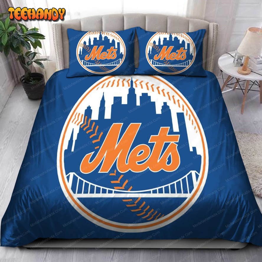 Buy Logo New York Mets MLB 123 Bedding Sets Bed Sets, Bedroom Sets