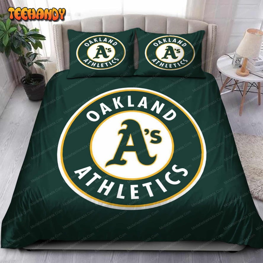 Buy Logo Oakland Athletics MLB 138 Bedding Sets Bed Sets, Bedroom Sets