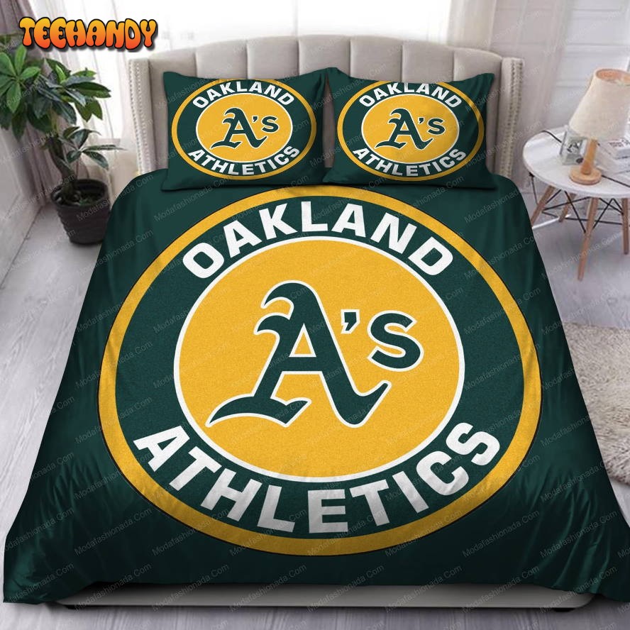 Buy Logo Oakland Athletics MLB 141 Bedding Sets Bed Sets, Bedroom Sets