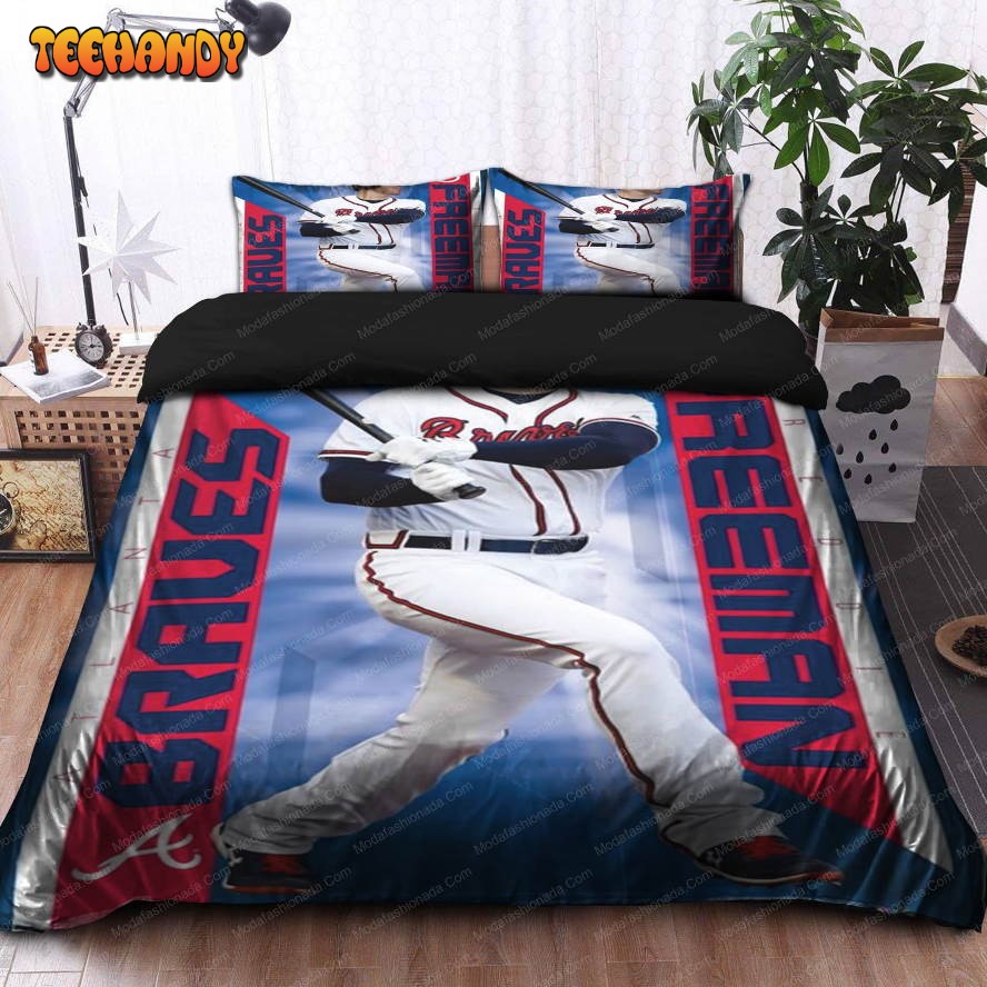 Buy Memory Freddie Freeman Atlanta Braves MLB 41 Bedding Sets Bed Sets