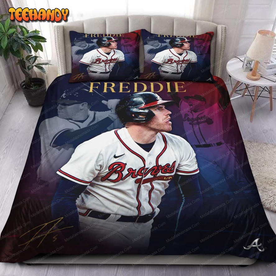 Buy Memory Freddie Freeman Atlanta Braves MLB 45 Bedding Sets Bed Sets