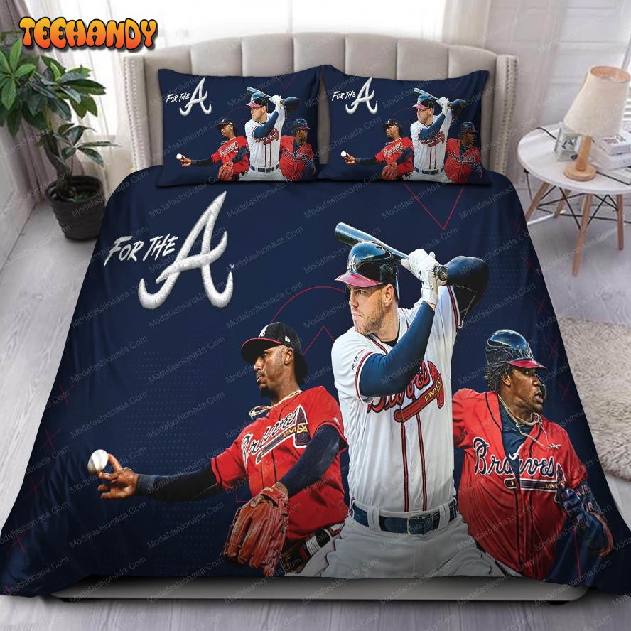 Buy Memory Freddie Freeman Atlanta Braves MLB 47 Bedding Sets Bed Sets