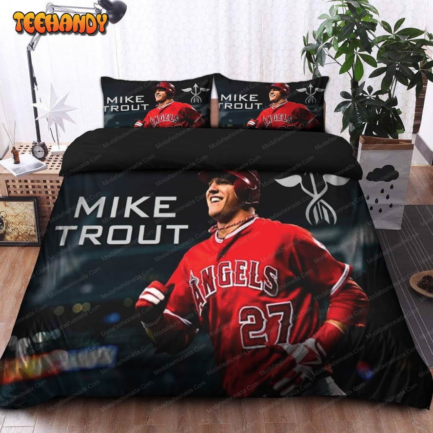 Buy Mike Trout Los Angeles Angels MLB 13 Bedding Sets Bed Sets, Bedroom Sets