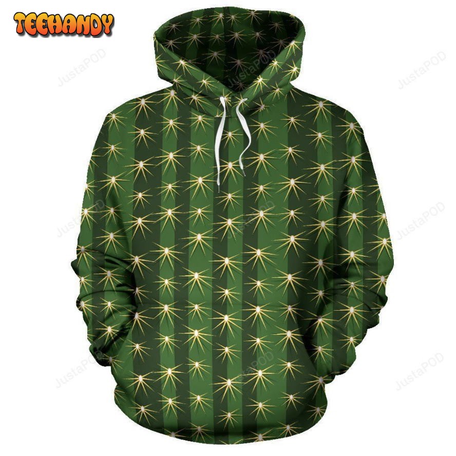 Cactus Skin Print Pattern Pullover 3D Hoodie For Men Women