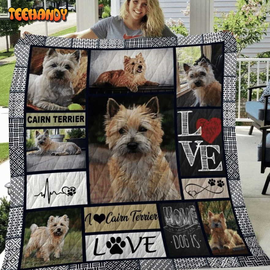 Cairn Terrier Do You Love Me 3D Quilt Blanket