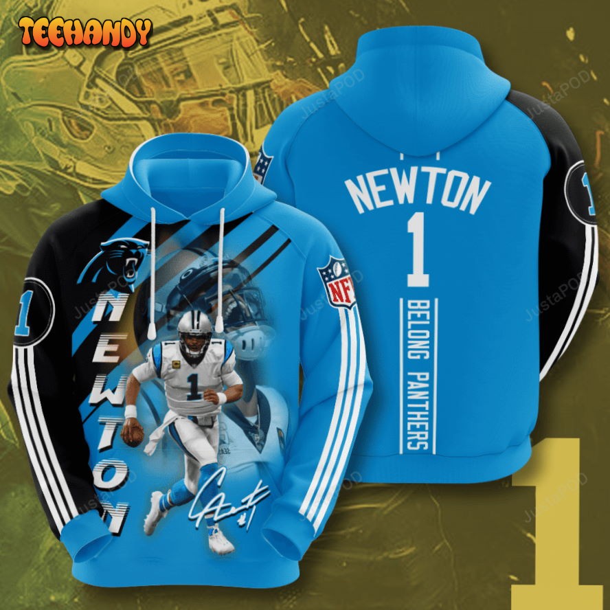 Cam Newton Carolina Panthers Men and Women 3D Hoodie Carolina Panthers 3D