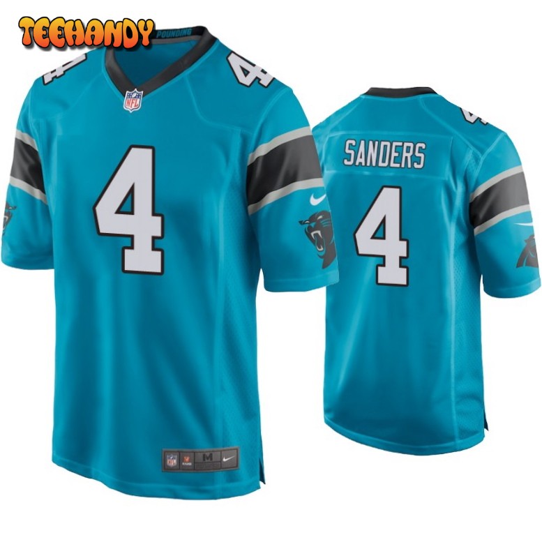 Carolina Panthers Miles Sanders Blue Limited Jersey