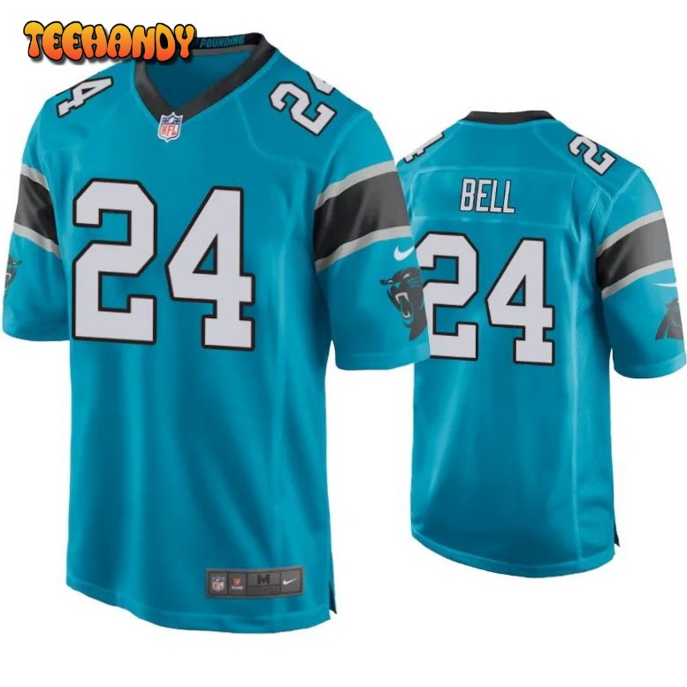 Carolina Panthers Vonn Bell Blue Game Jersey