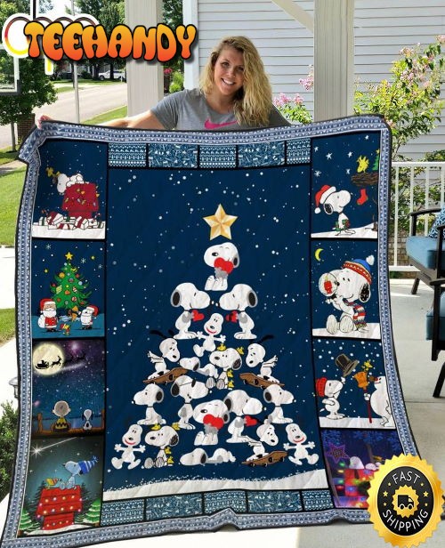 Cartoon Character Snoopy Christmas Tree  Snoopy Blanket Christmas