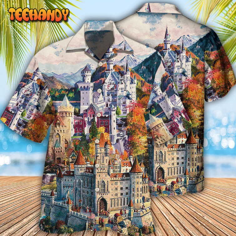 Castle Old Memmories Castles Hawaiian Shirt