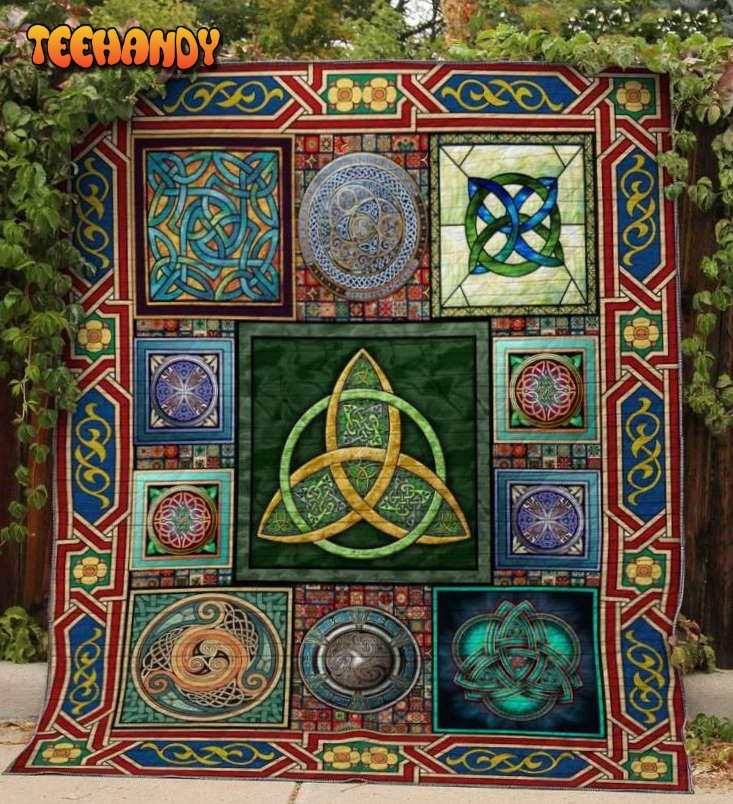 Celtic Art 3D Customized Quilt Blanket