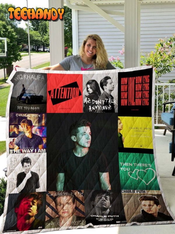 Charlie Puth’S Songs 3D Quilt Blanket