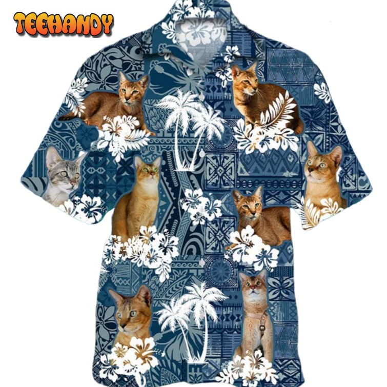 Chausie Hawaiian Shirt For Man Woman Aloha 3D Cat Shirts Hawaiian Shirts