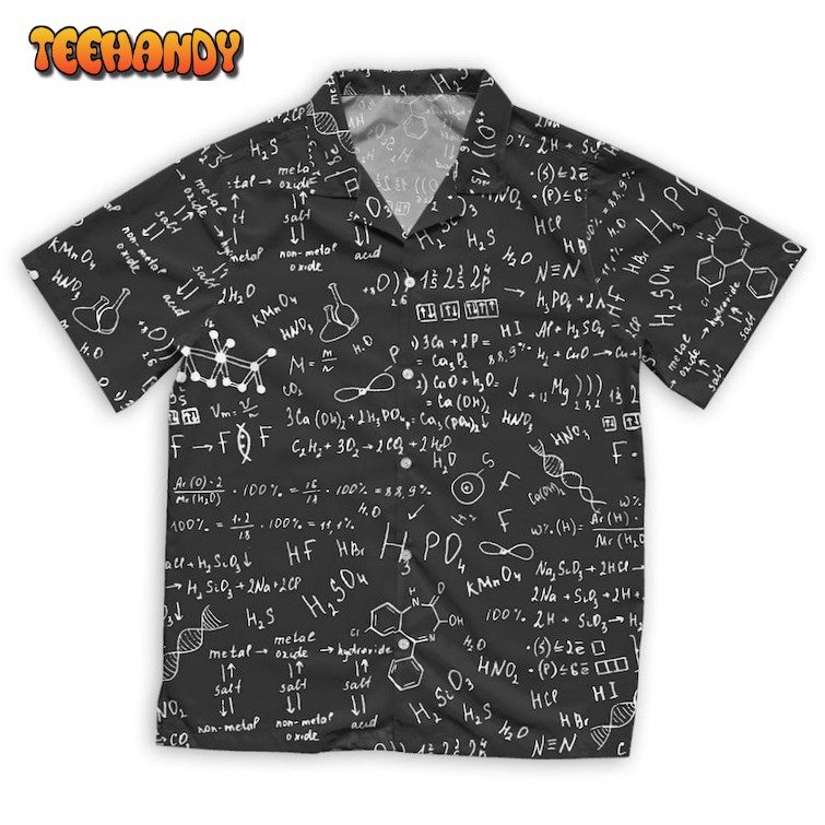 Chemical Formula Hawaiian Shirt, Chemistry Hawaiian Shirt, Aloha Shirt