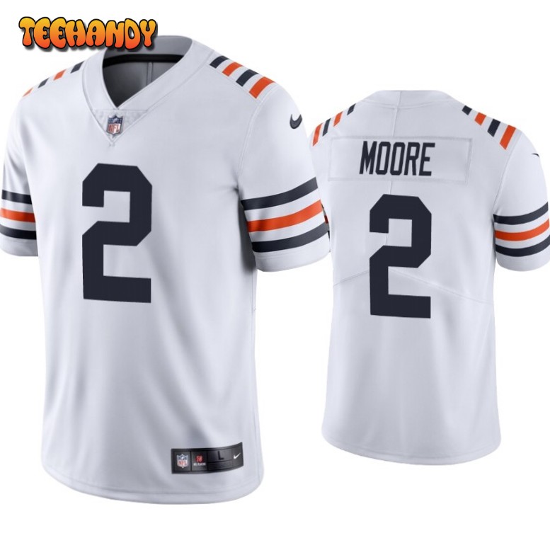 Chicago Bears D.J. Moore White Classic Limited Jersey