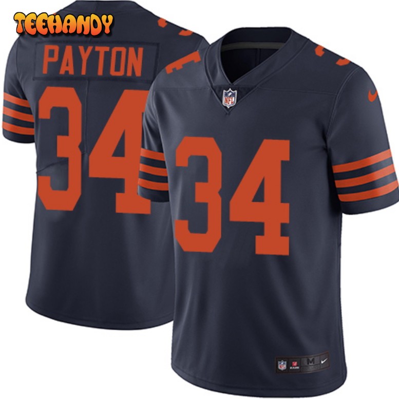 Chicago Bears Walter Payton Navy Color Rush Limited Jersey