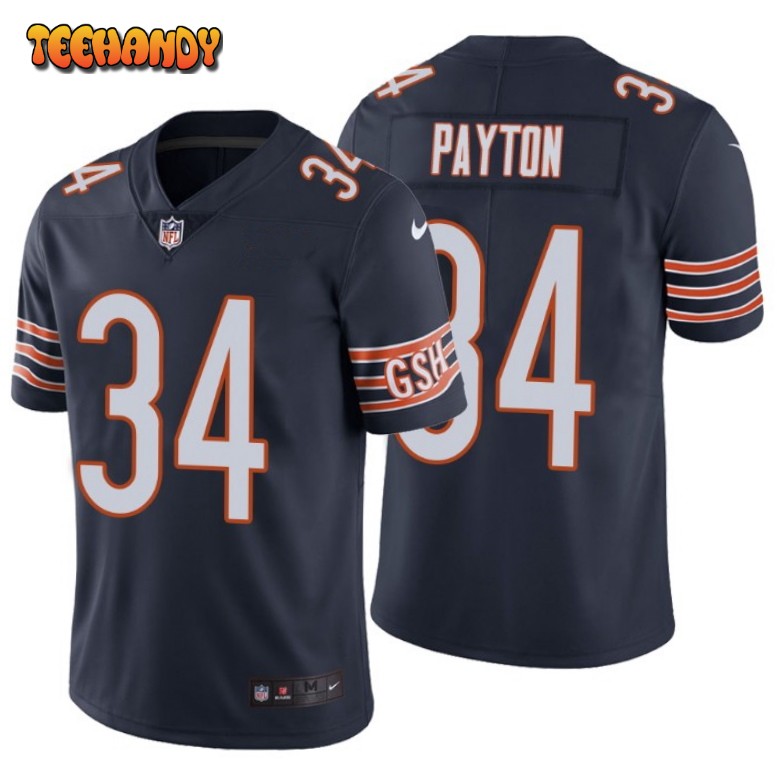 Chicago Bears Walter Payton Navy Limited Jersey