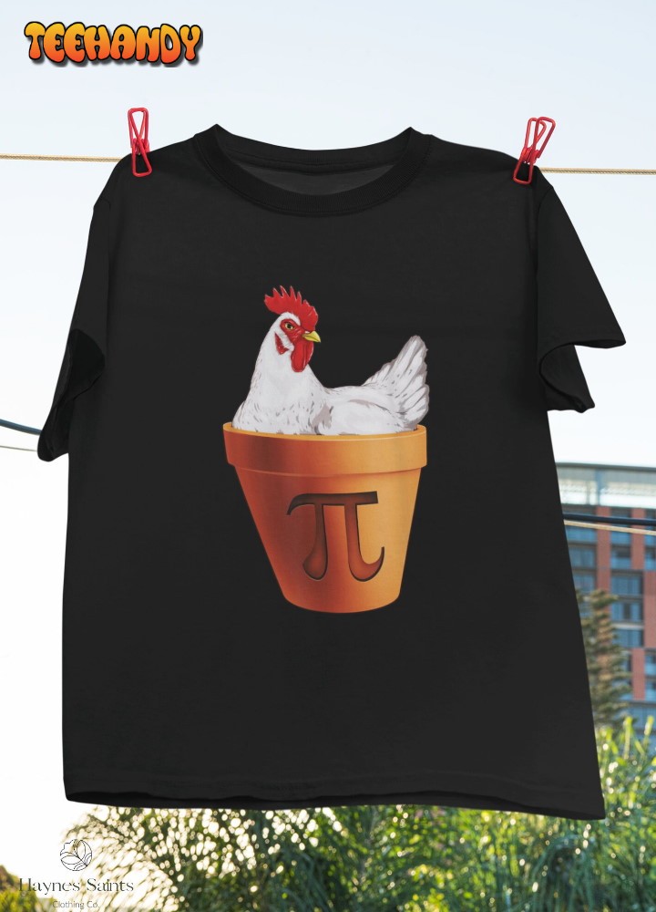 Chicken Pot Pi Math Lover Pi Day Pie Vintage Unisex T Shirt