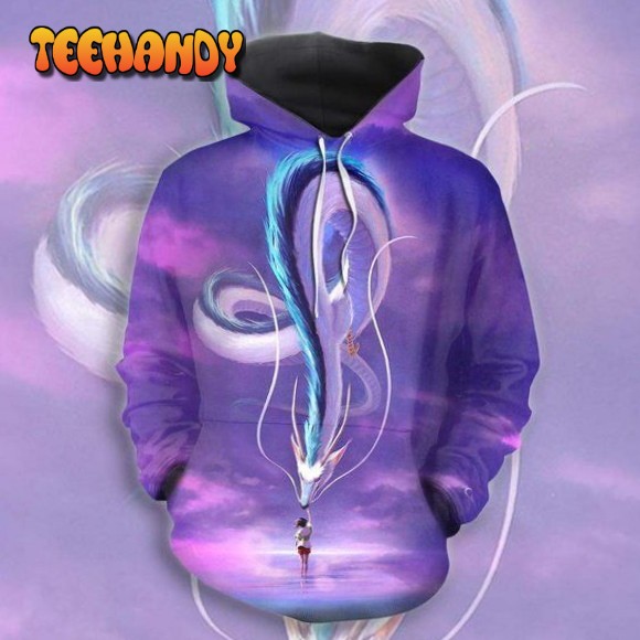 Chihiro And Haku Dragon 3D Hoodie For Men For Women All Over Printed Hoodie