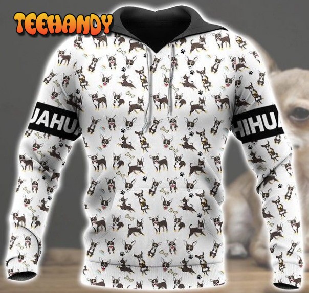 Chihuahua Full 3D Hoodie For Men For Women All Over Printed Hoodie