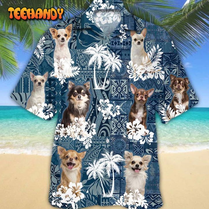 Chihuahua Hawaiian Shirt, Dog In Hawaii Aloha Shirts For Men And Woman