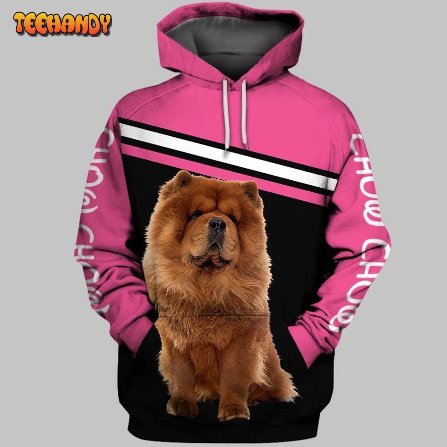 Chow Chow Alone Together 3D Hoodie For Men For Women