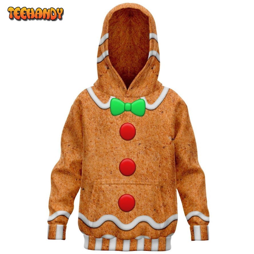 Christmas Gingerbread Kids 3D Hoodie For Men Women All Over 3D Hoodie
