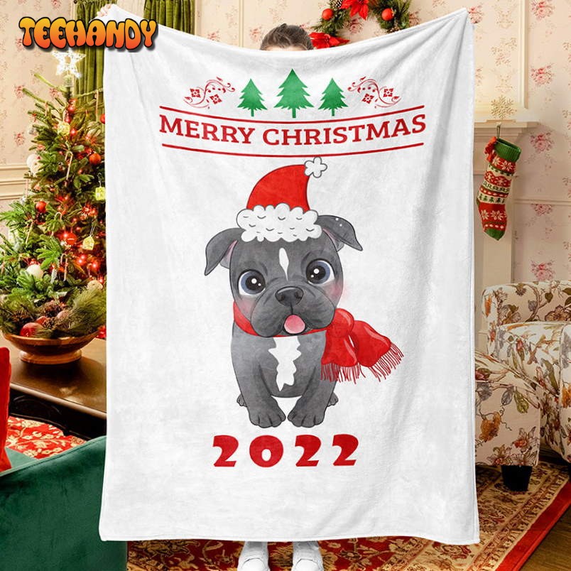 Christmas Hat Scarf Pet Christmas Blanket