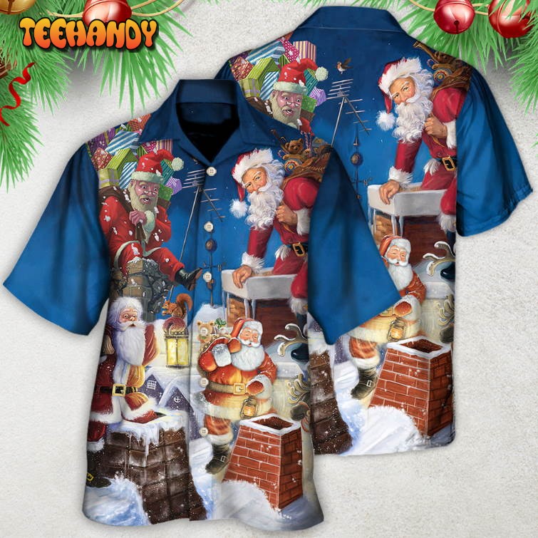 Christmas Santa The Way I Come Hawaiian Shirt