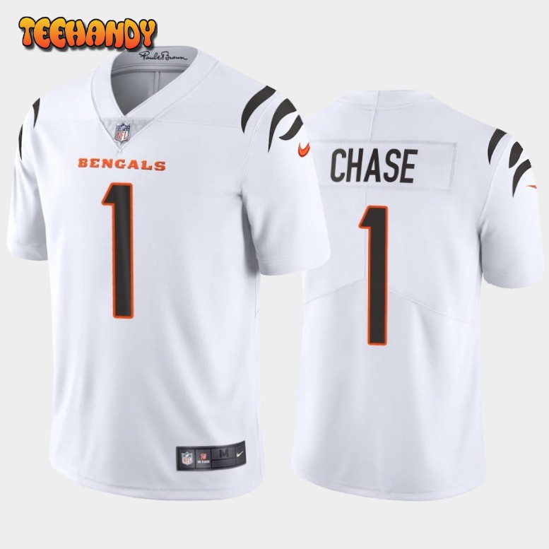 Cincinnati Bengals Ja'Marr Chase 2021 White Limited Jersey