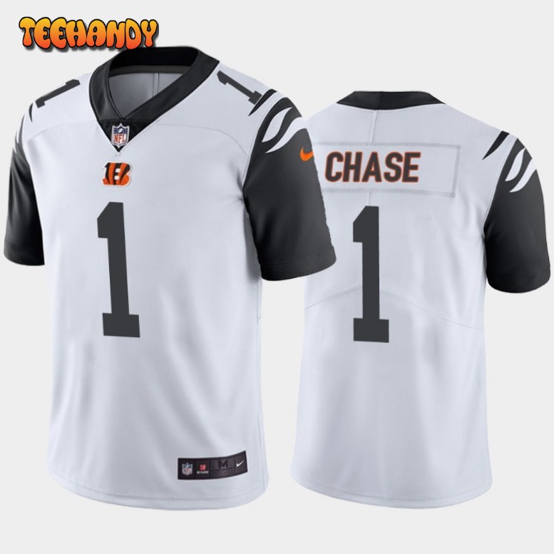 Cincinnati Bengals Ja'Marr Chase White Color Rush Limited Jersey