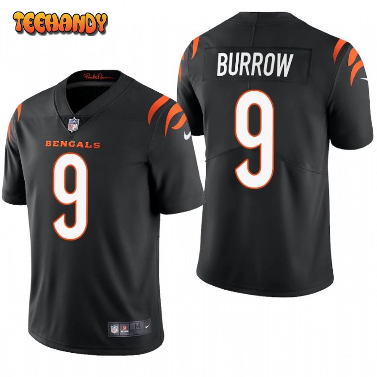 Cincinnati Bengals Joe Burrow 2021 Black Limited Jersey