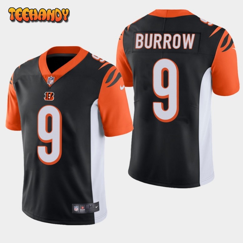 Youth Cincinnati Bengals Joe Burrow Nike Black Super Bowl LVI Bound Patch  Game Jersey