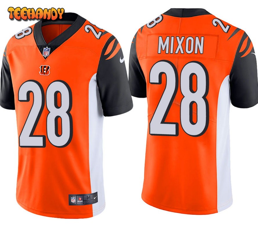 Cincinnati Bengals Joe Mixon Orange Limited Jersey