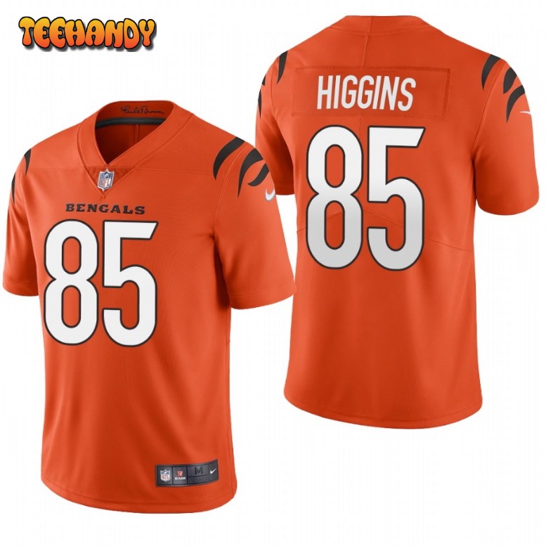 Cincinnati Bengals Tee Higgins 2021 Orange Limited Jersey