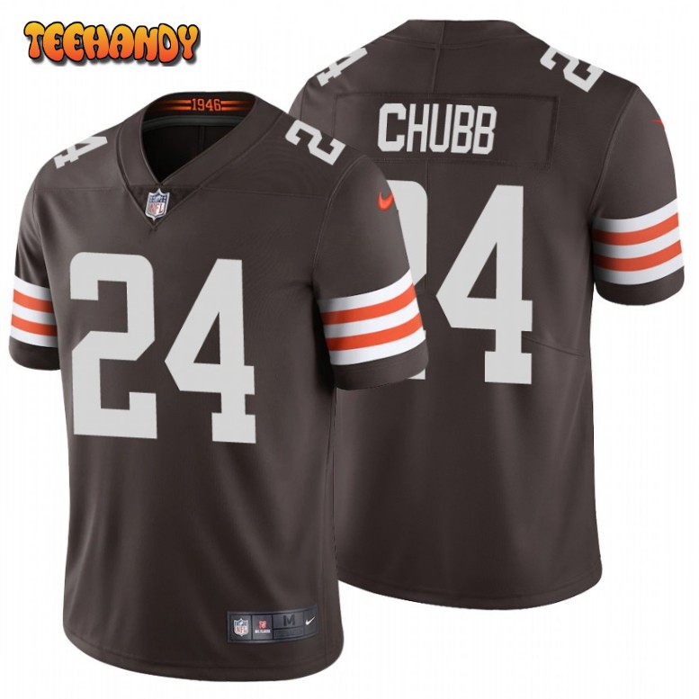 Cleveland Browns Nick Chubb Brown Limited Jersey