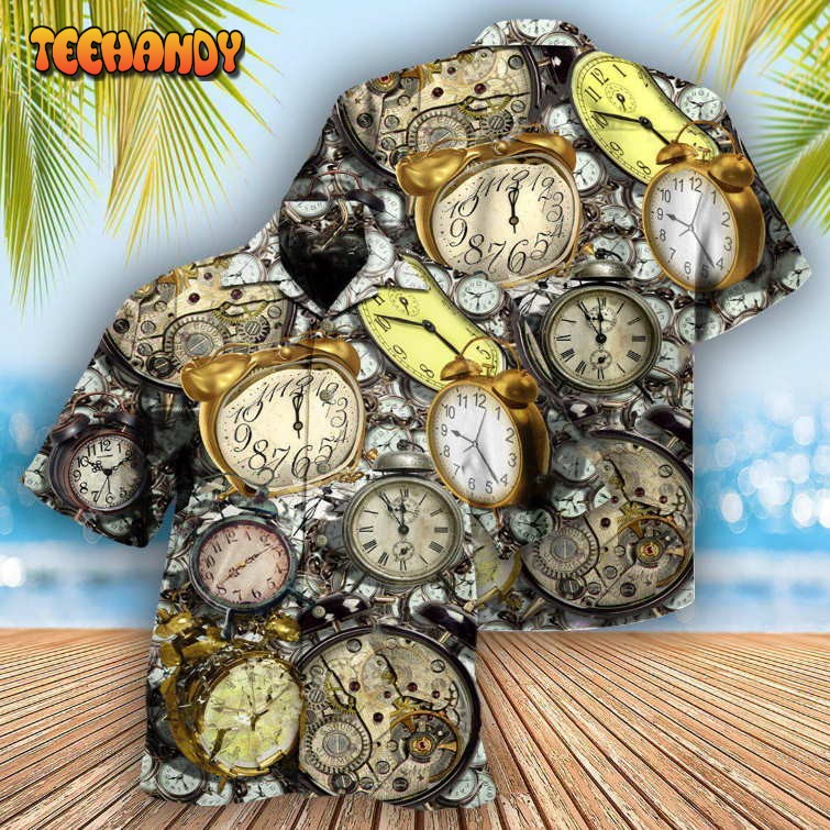 Clock Good Morning Ringing Classic Alarm Hawaiian Shirt