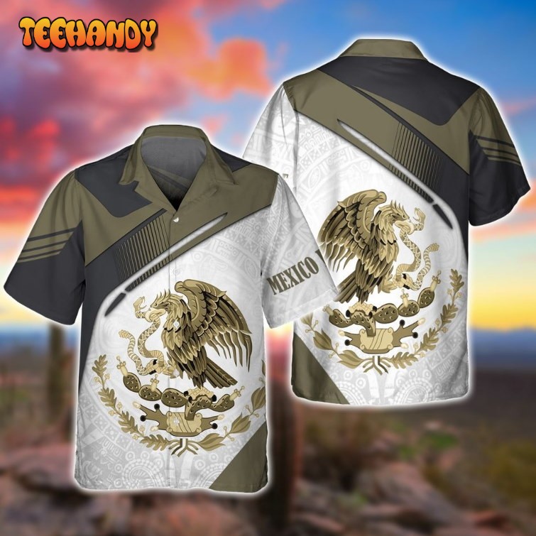 Cool Mexico Hawaiian Shirt 3D Full Printed Mexican Aloha Hawaii Shirts